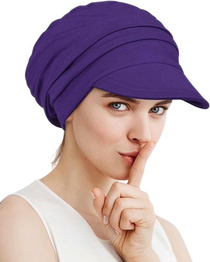 Alnorm Super Soft Breathable Viscose Slouch Hat Oversized Baseball Cap for Women - Image 3